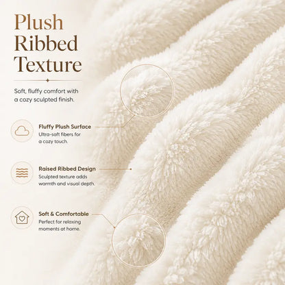 Premium Soft Lightweight Throw Blanket for Couch & Bed – All-Season Plush Cozy Blanket