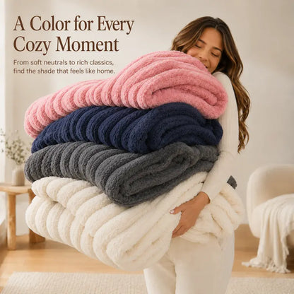 Premium Soft Lightweight Throw Blanket for Couch & Bed – All-Season Plush Cozy Blanket