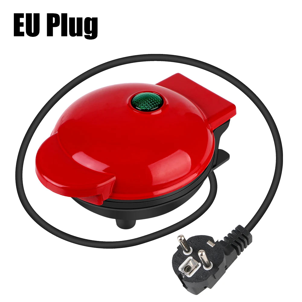 Compact Mini Electric Waffle Maker & Quick Breakfast Pan – Non-Stick Portable Pancake & Egg Machine