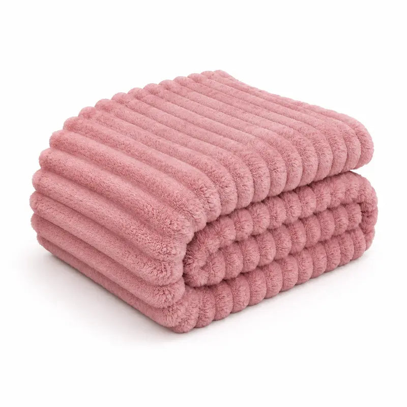 Premium Soft Lightweight Throw Blanket for Couch & Bed – All-Season Plush Cozy Blanket